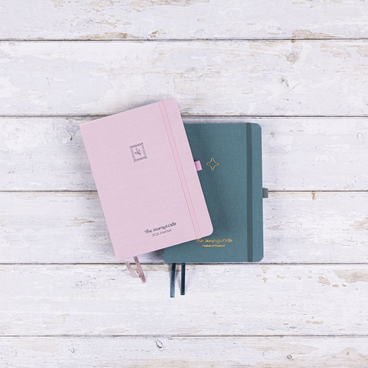 2026 Blush Journal & Dark Sage Undated Planner Bundle