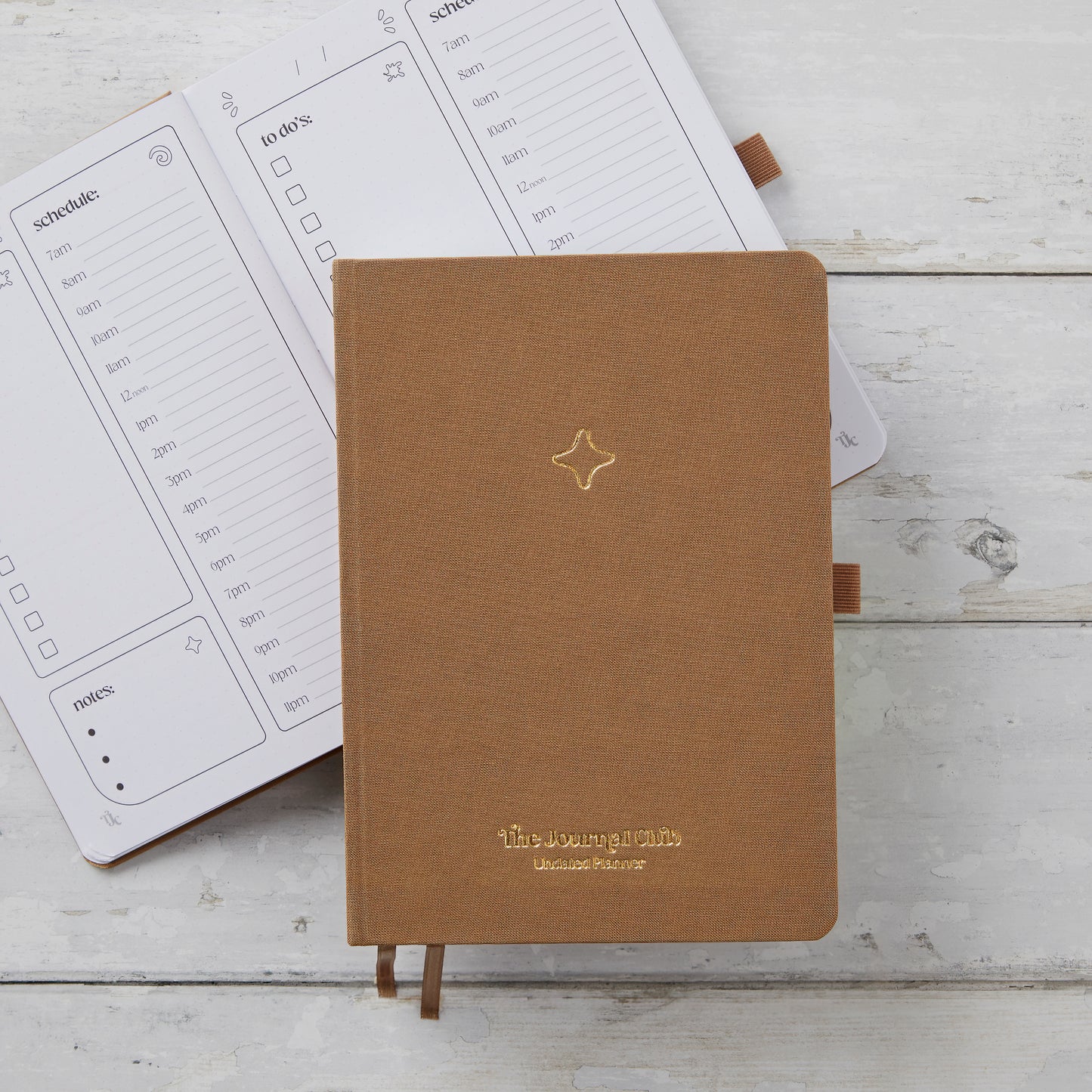 Undated Planner - Light Brown