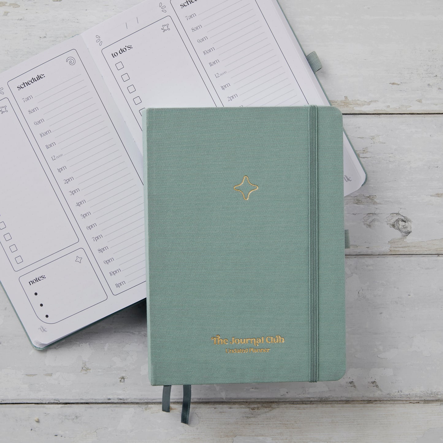 Undated Planner - Dark Sage