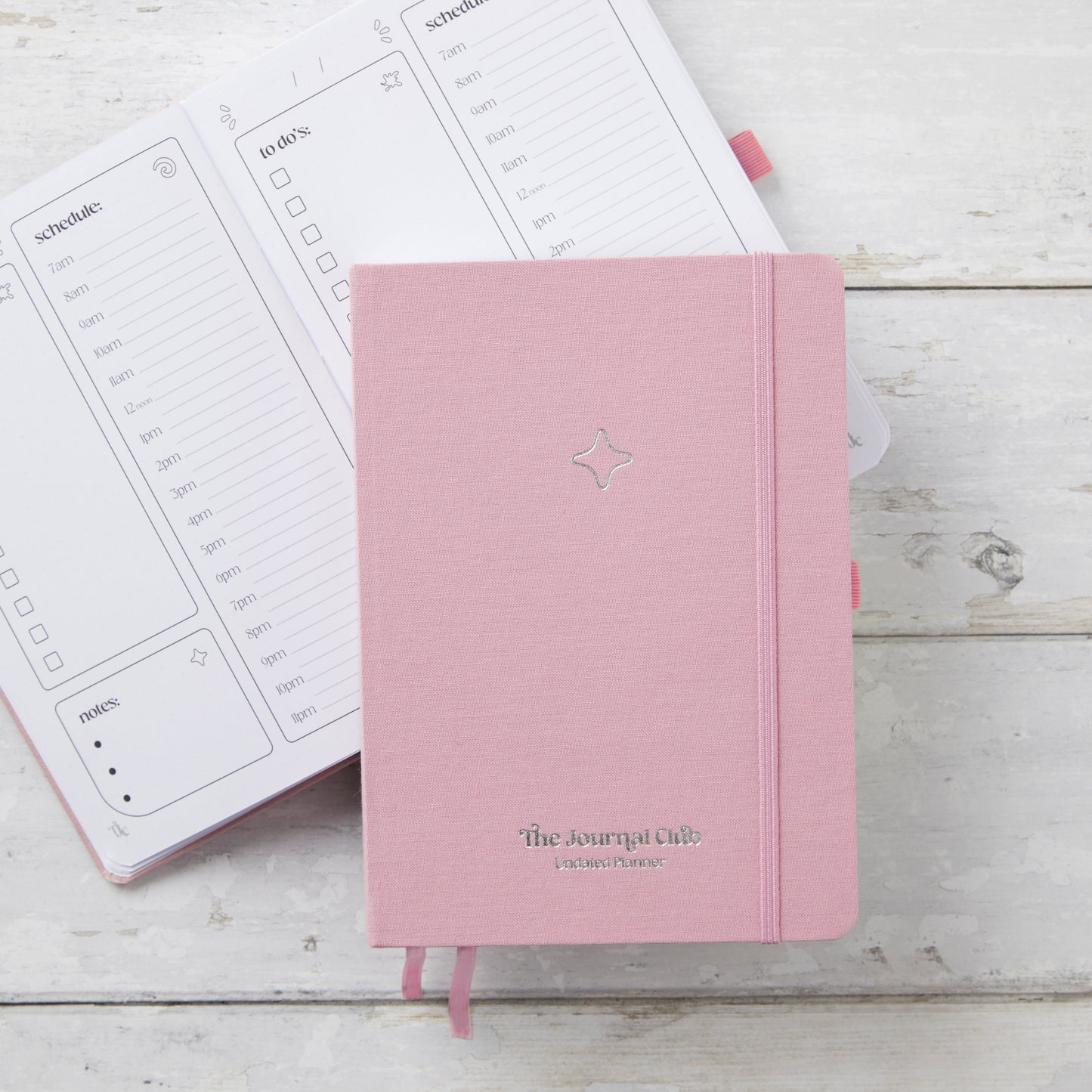 Undated Planner - Deep Pink