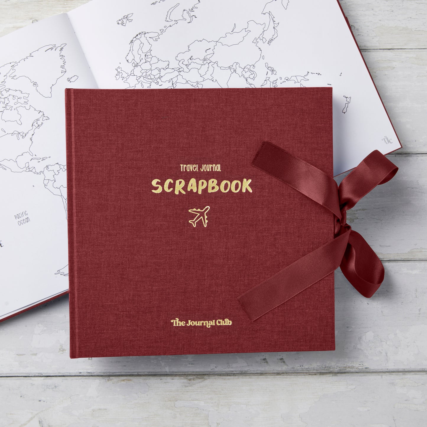 Scrapbook - The Travel Journal - Burgundy