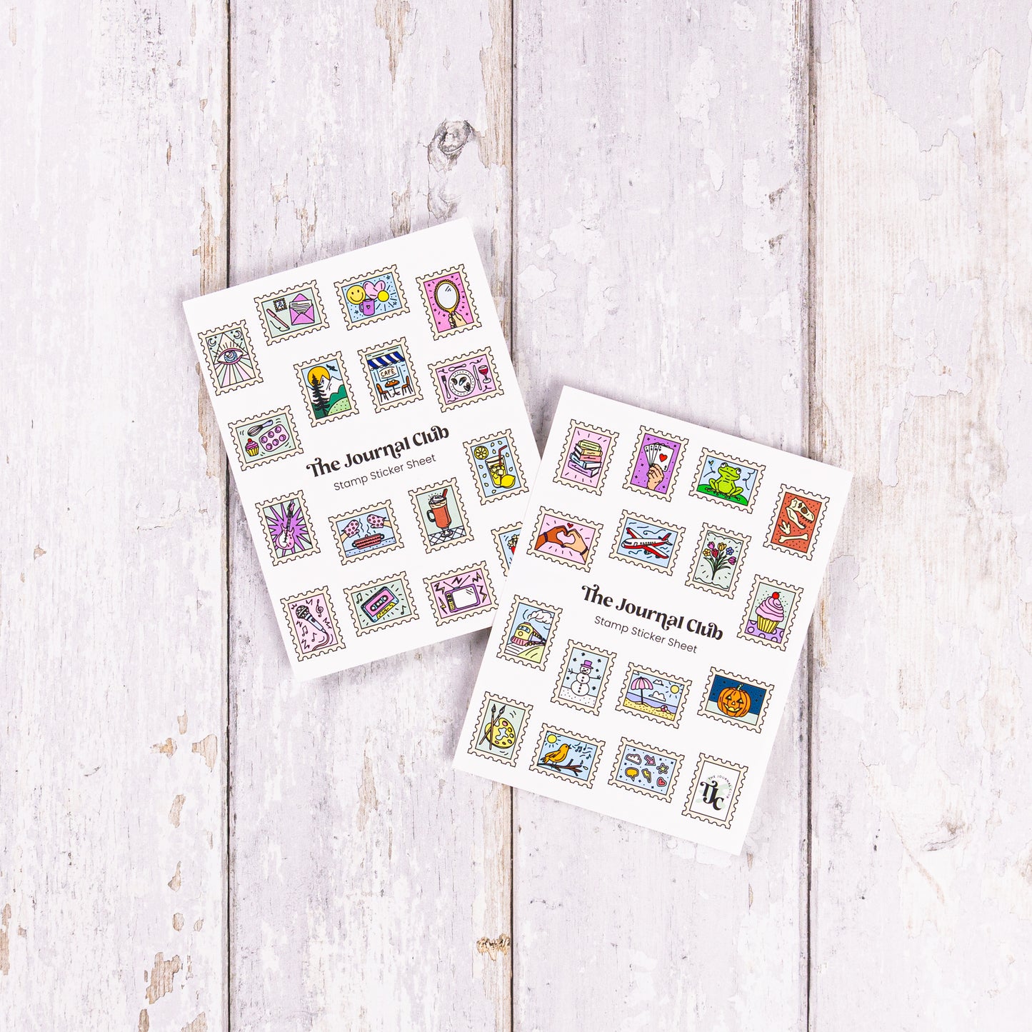 Stamp Sticker Sheet Set