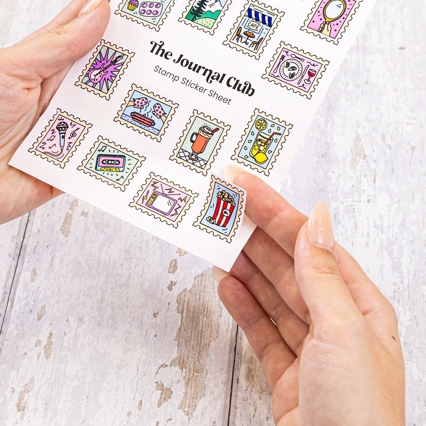 Stamp Sticker Sheet Set