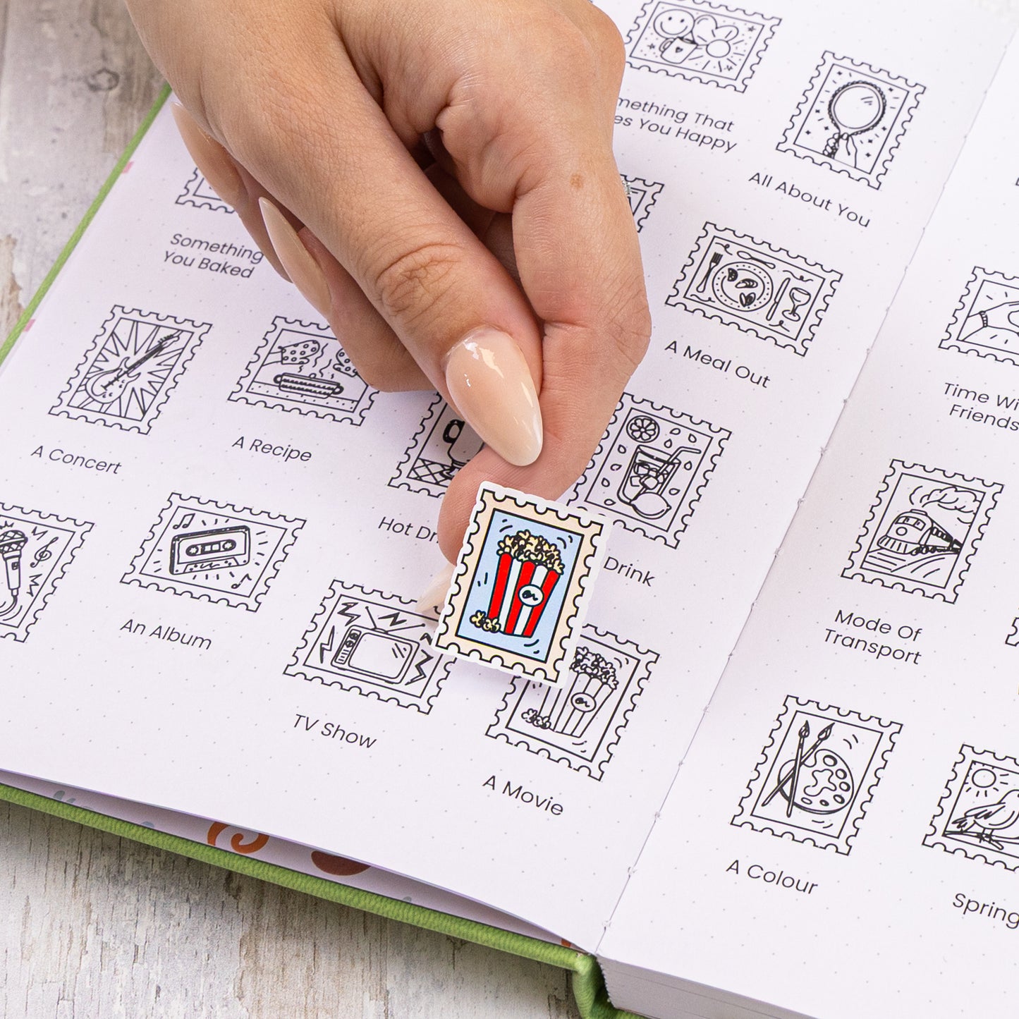 Stamp Sticker Sheet Set