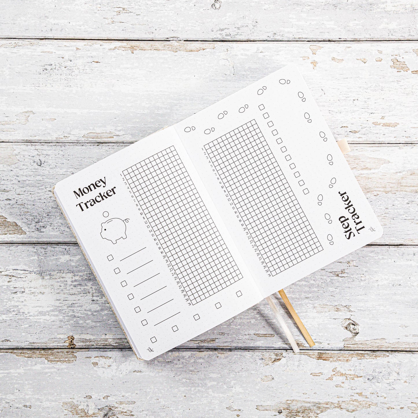 Undated Pre-made Journal - Blush
