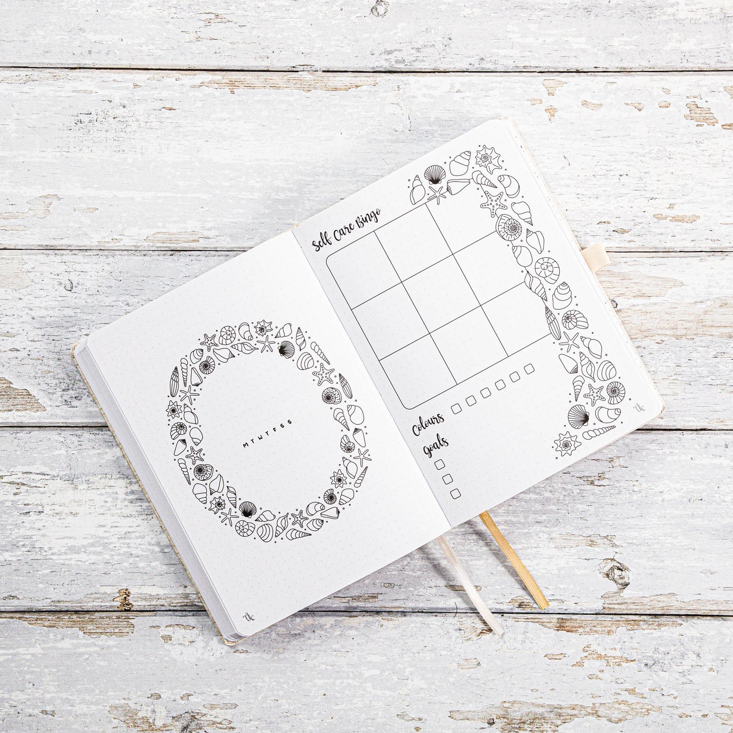 Undated Pre-made Journal - Blush