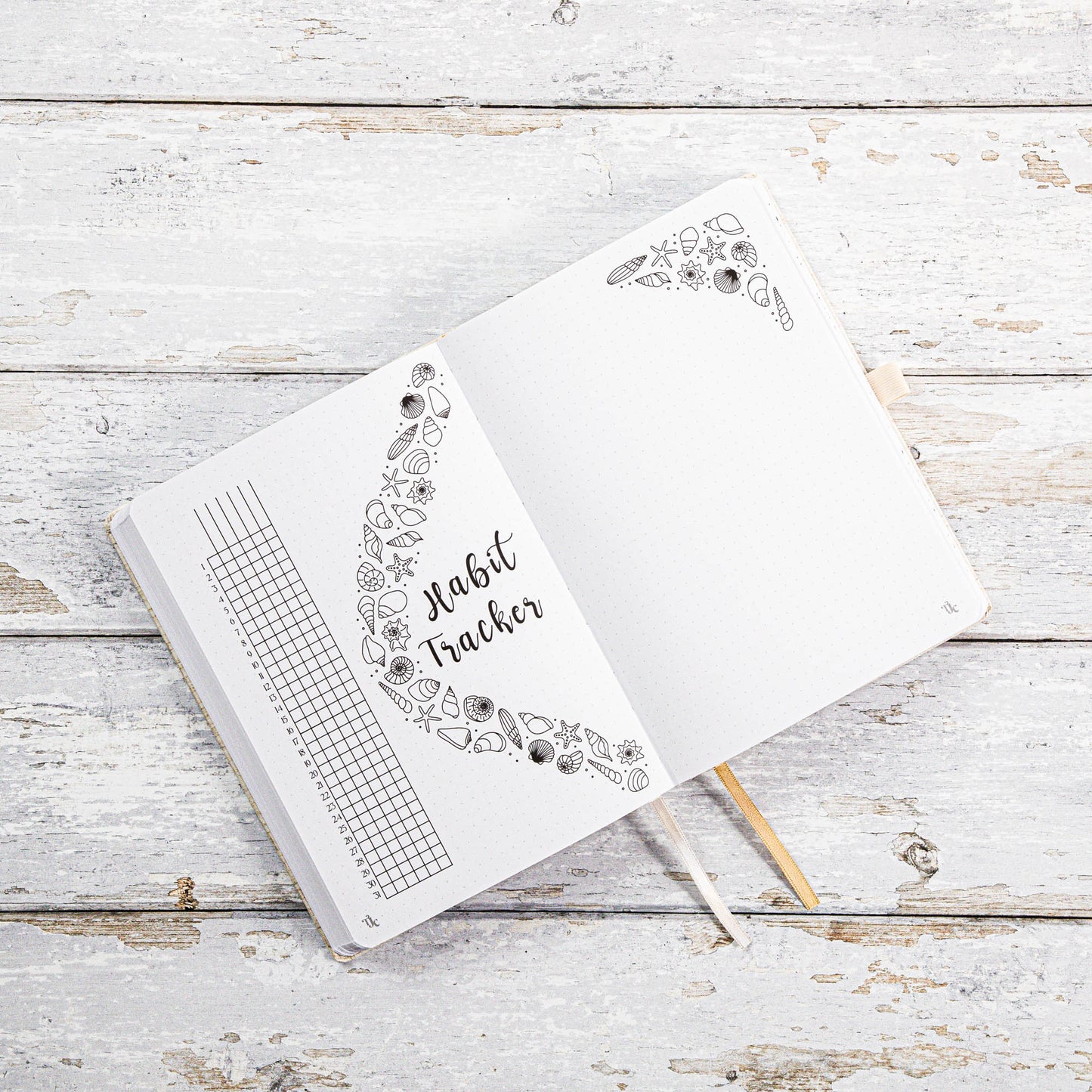Undated Pre-made Journal - Blush