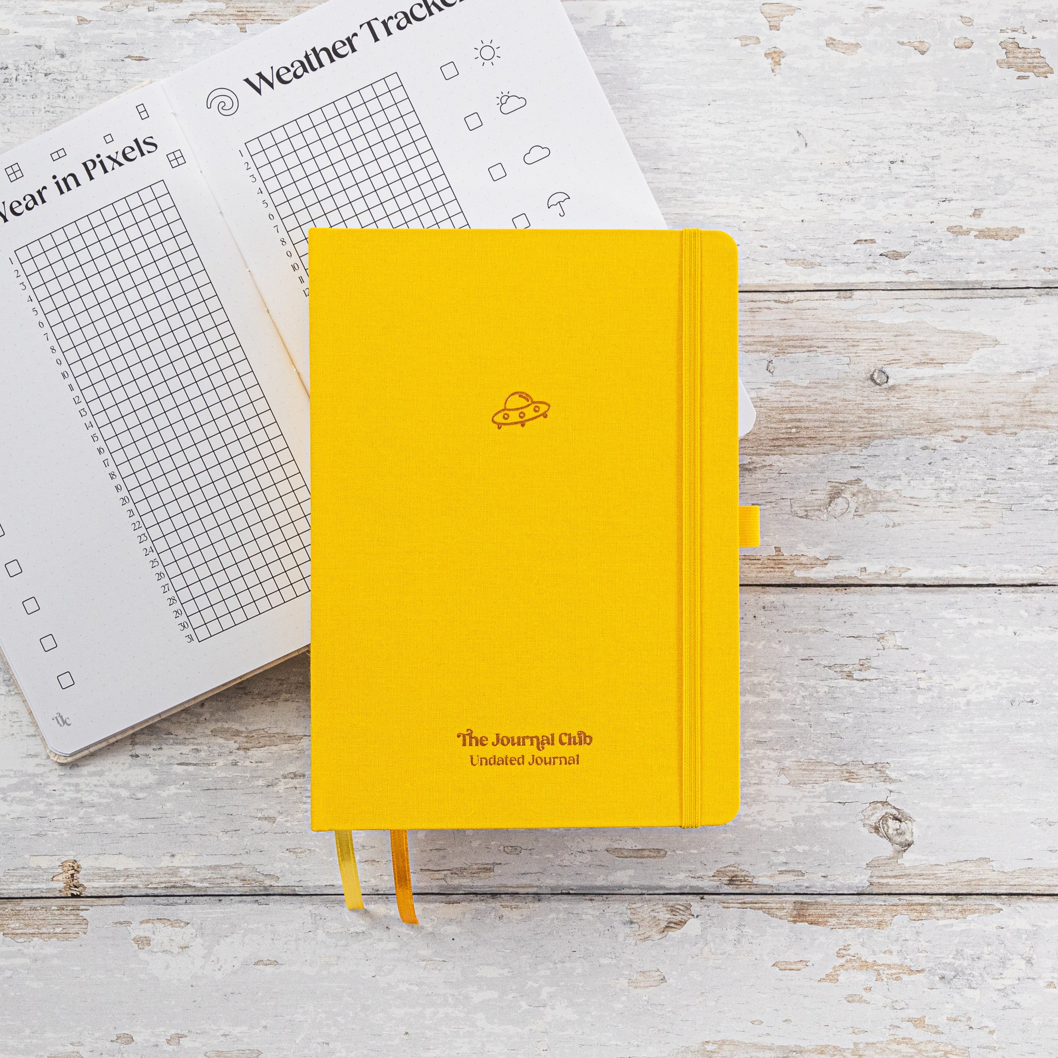 Undated Pre-made Journal - Sunshine – TheJournalClub