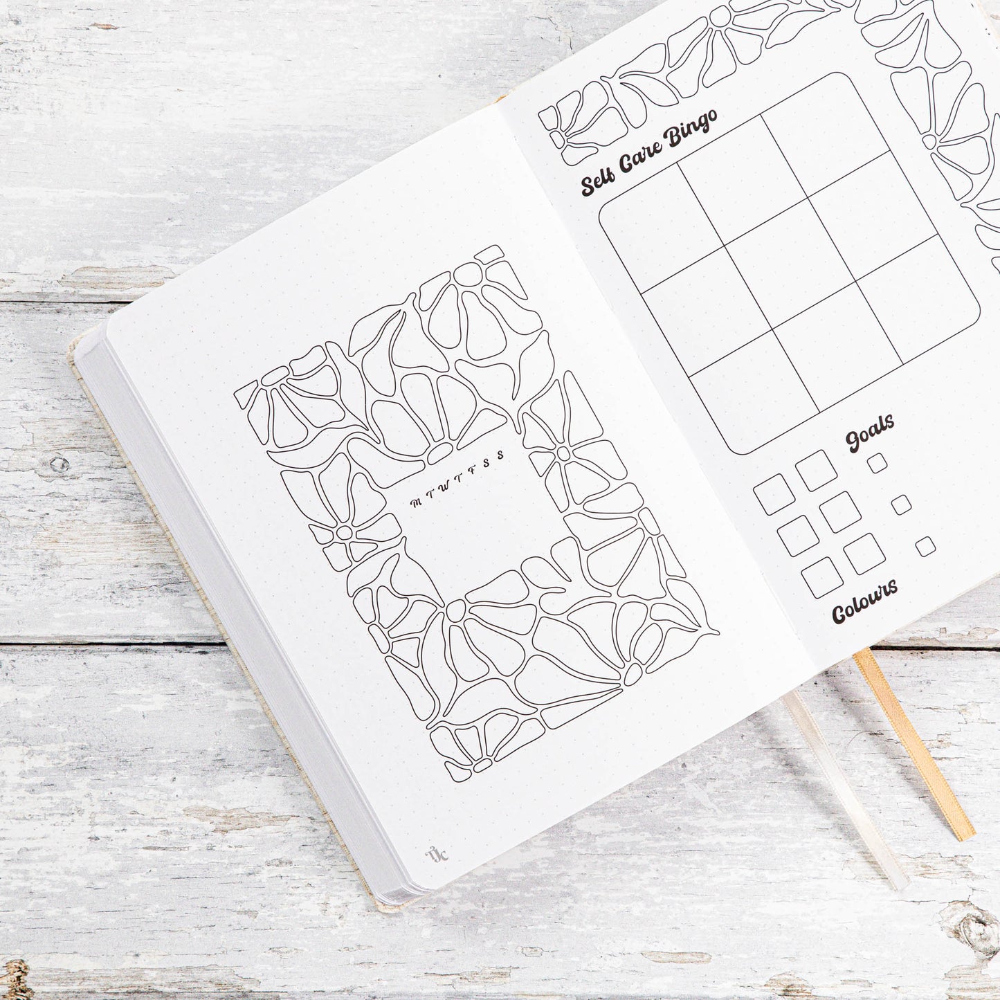 Undated Pre-made Journal - Blush