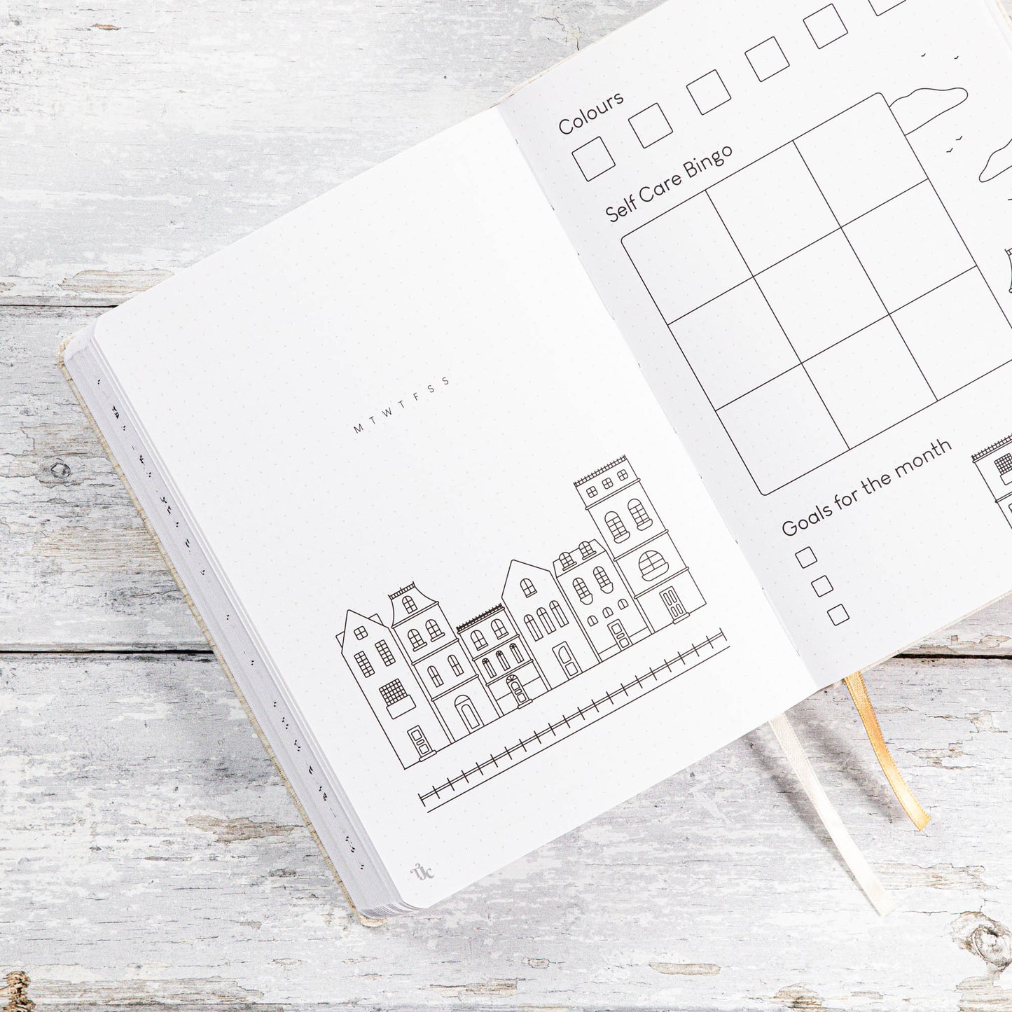 Undated Pre-made Journal - Natural