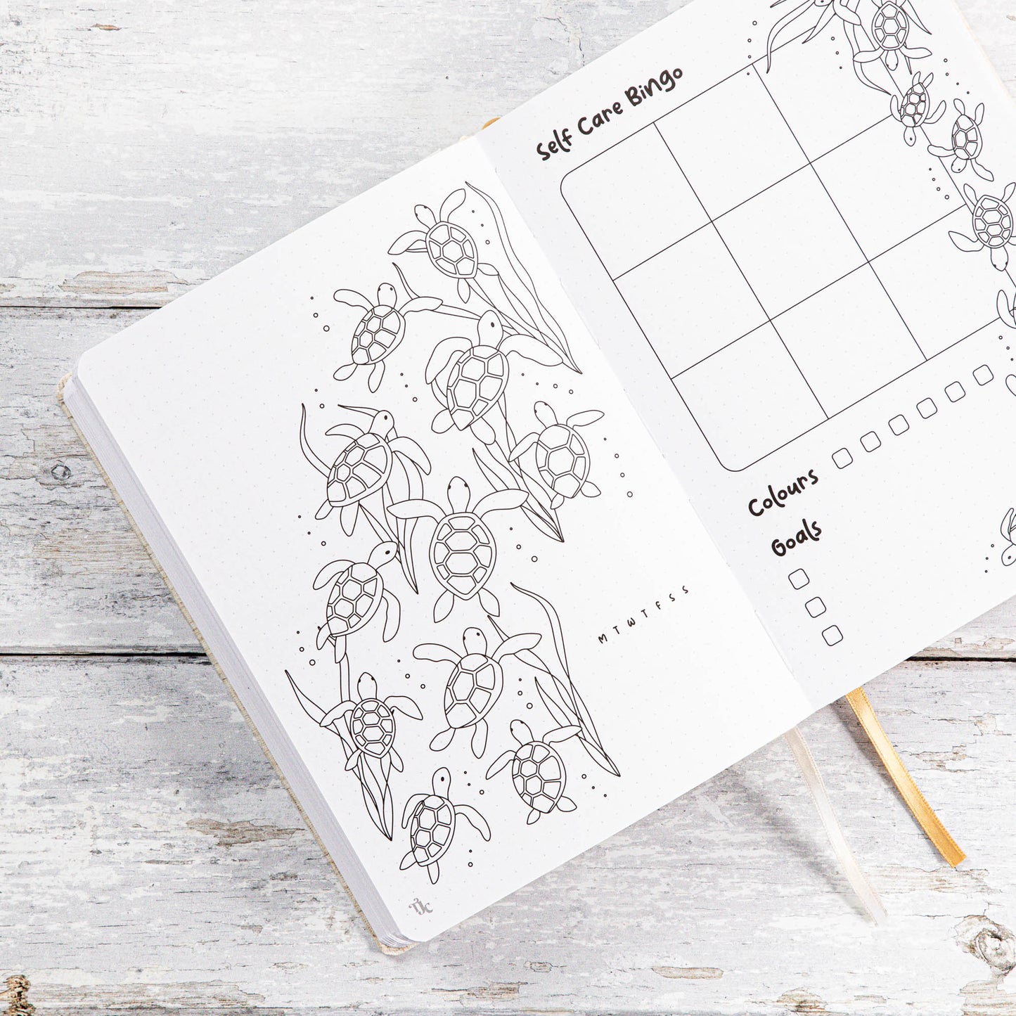 Undated Pre-made Journal - Blush