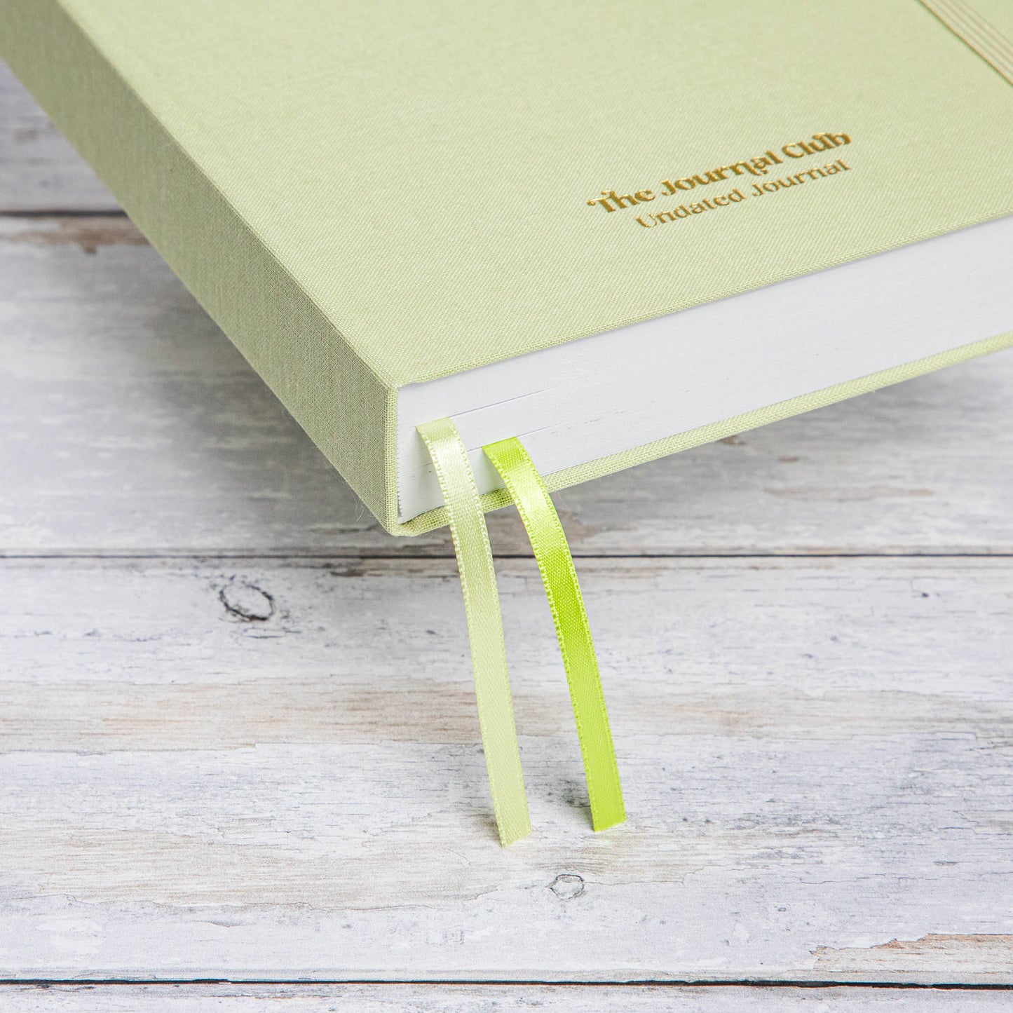 Undated Pre-made Journal - Pale Green