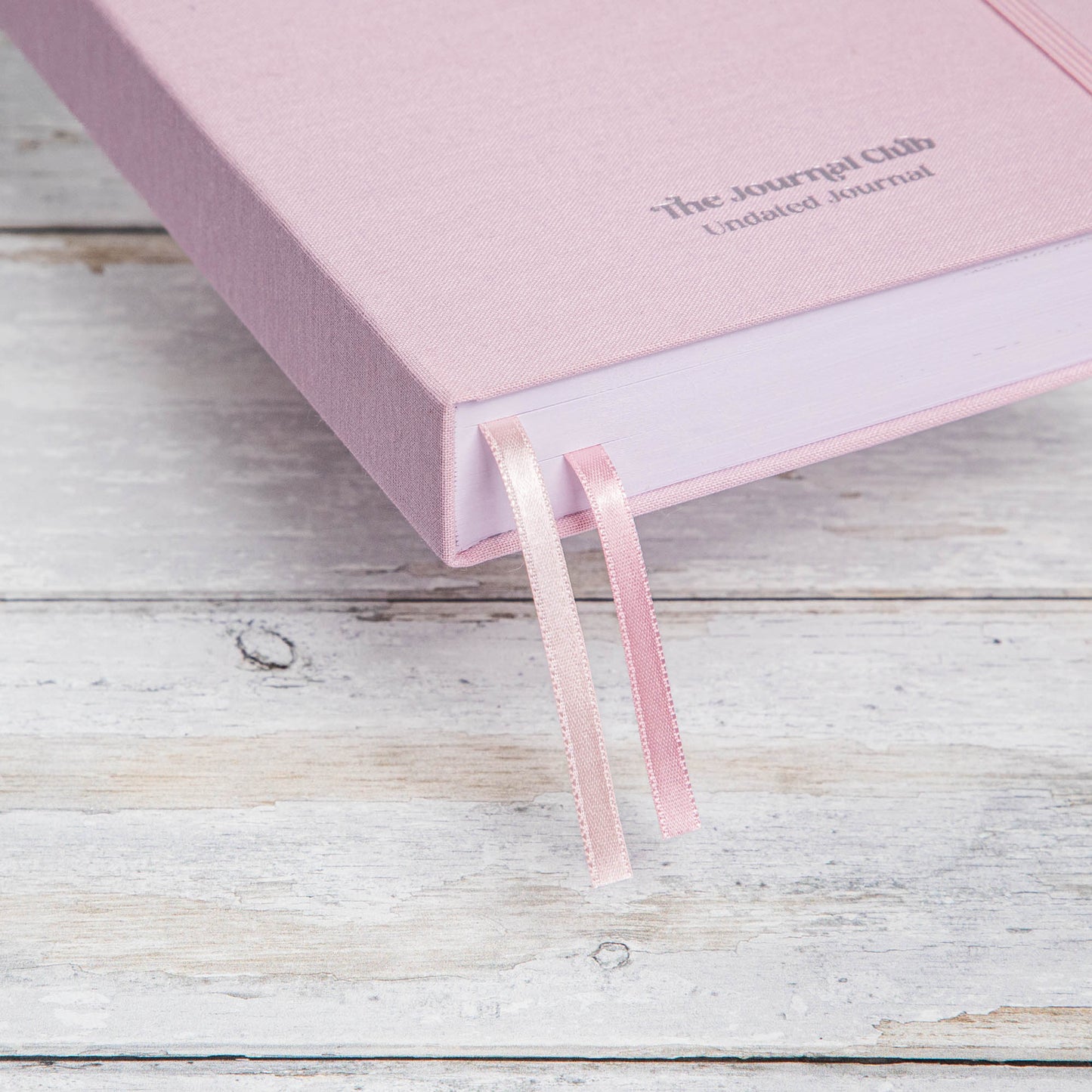 Undated Pre-made Journal - Blush