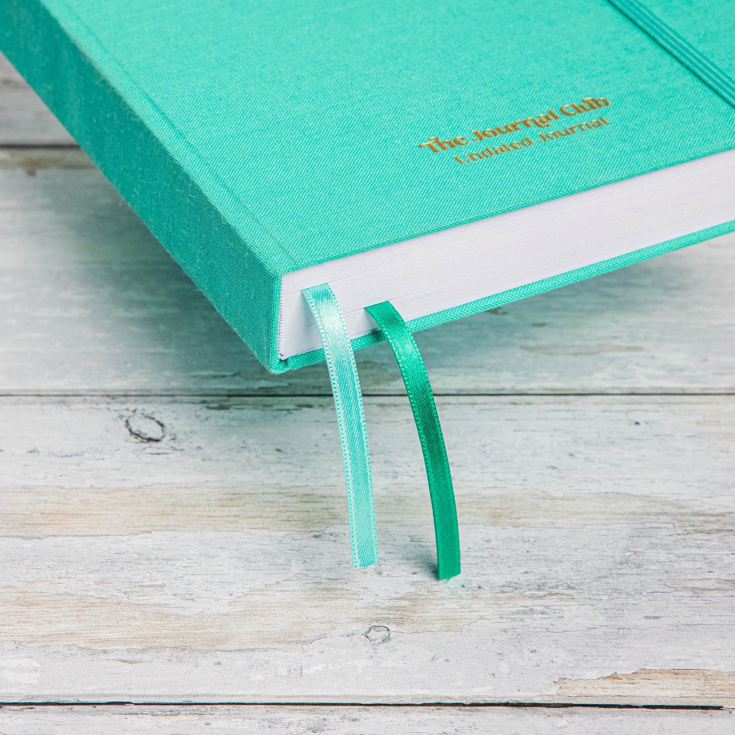 Undated Pre-made Journal - Teal
