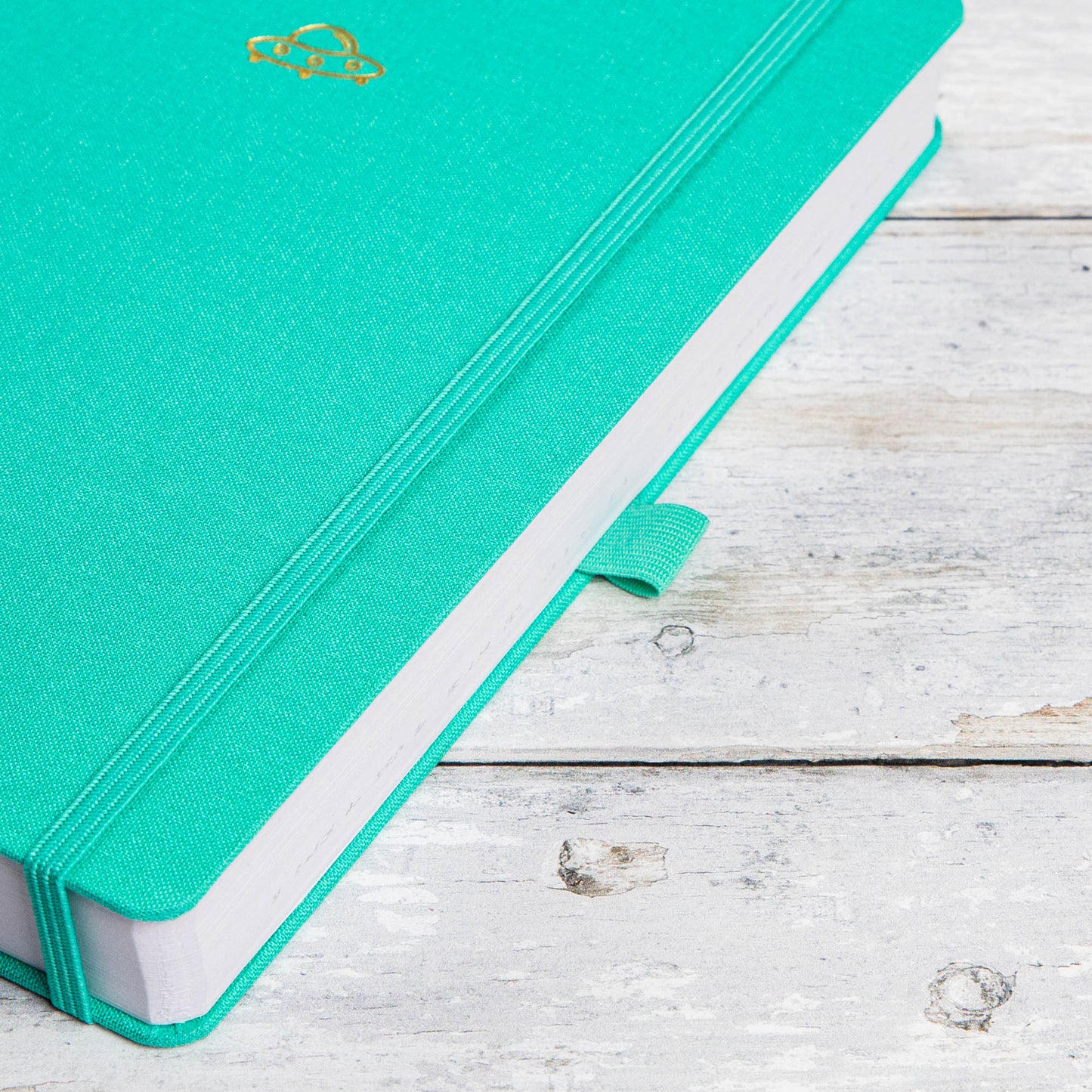 Undated Pre-made Journal - Teal