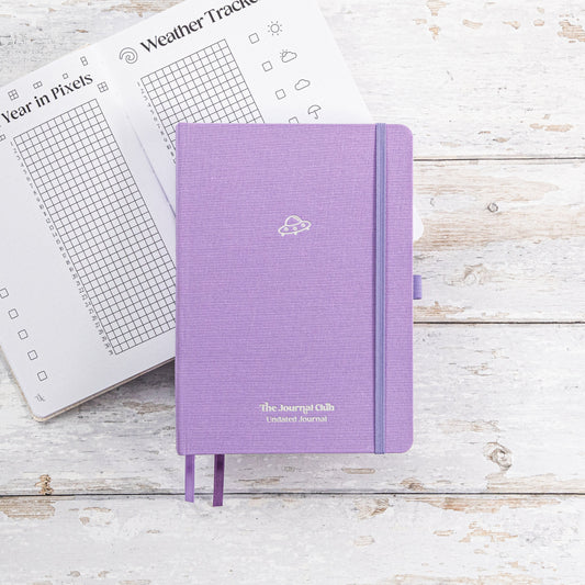 Undated Pre-made Journal - Lilac