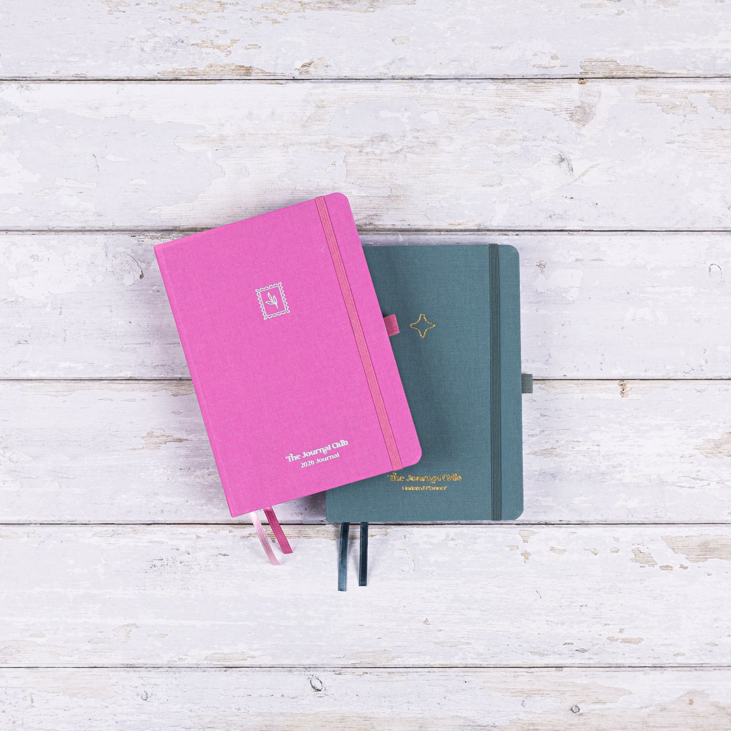 2026 Dusty Rose Journal & Dark Sage Undated Planner Bundle