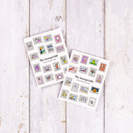 Stamp Sticker Sheet Set