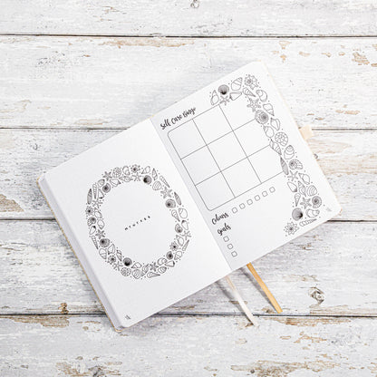 Undated Pre-made Journal - Blush