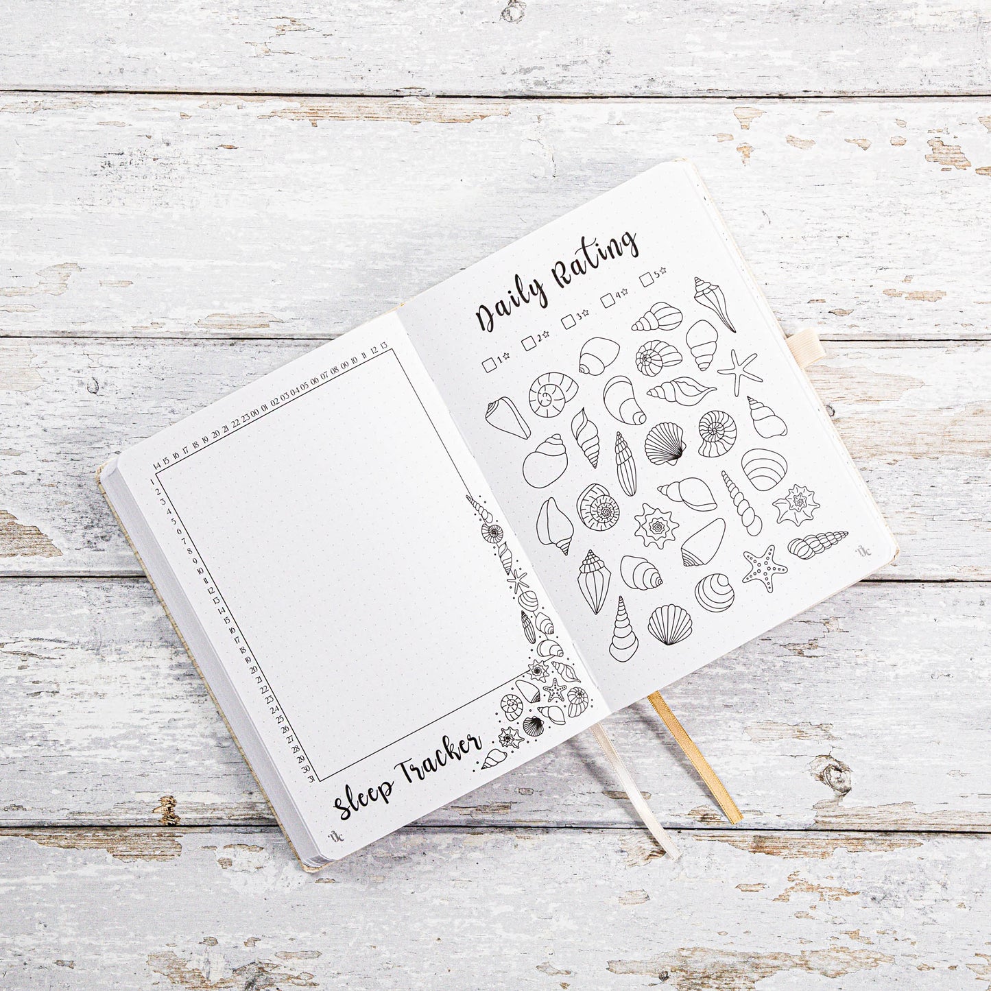 Undated Pre-made Journal - Blush
