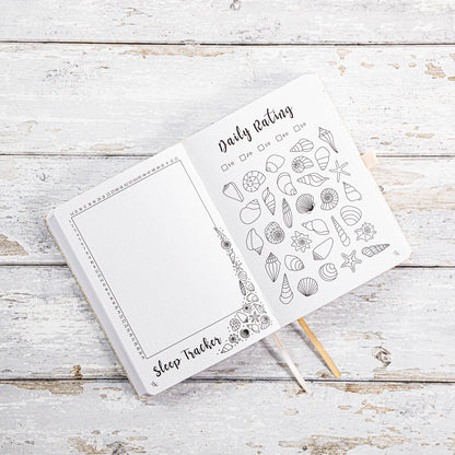 Undated Pre-made Journal - Blush