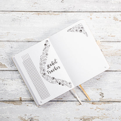 Undated Pre-made Journal - Blush