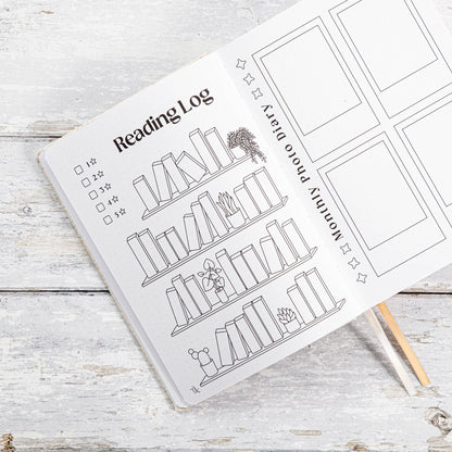 Undated Pre-made Journal - Blush