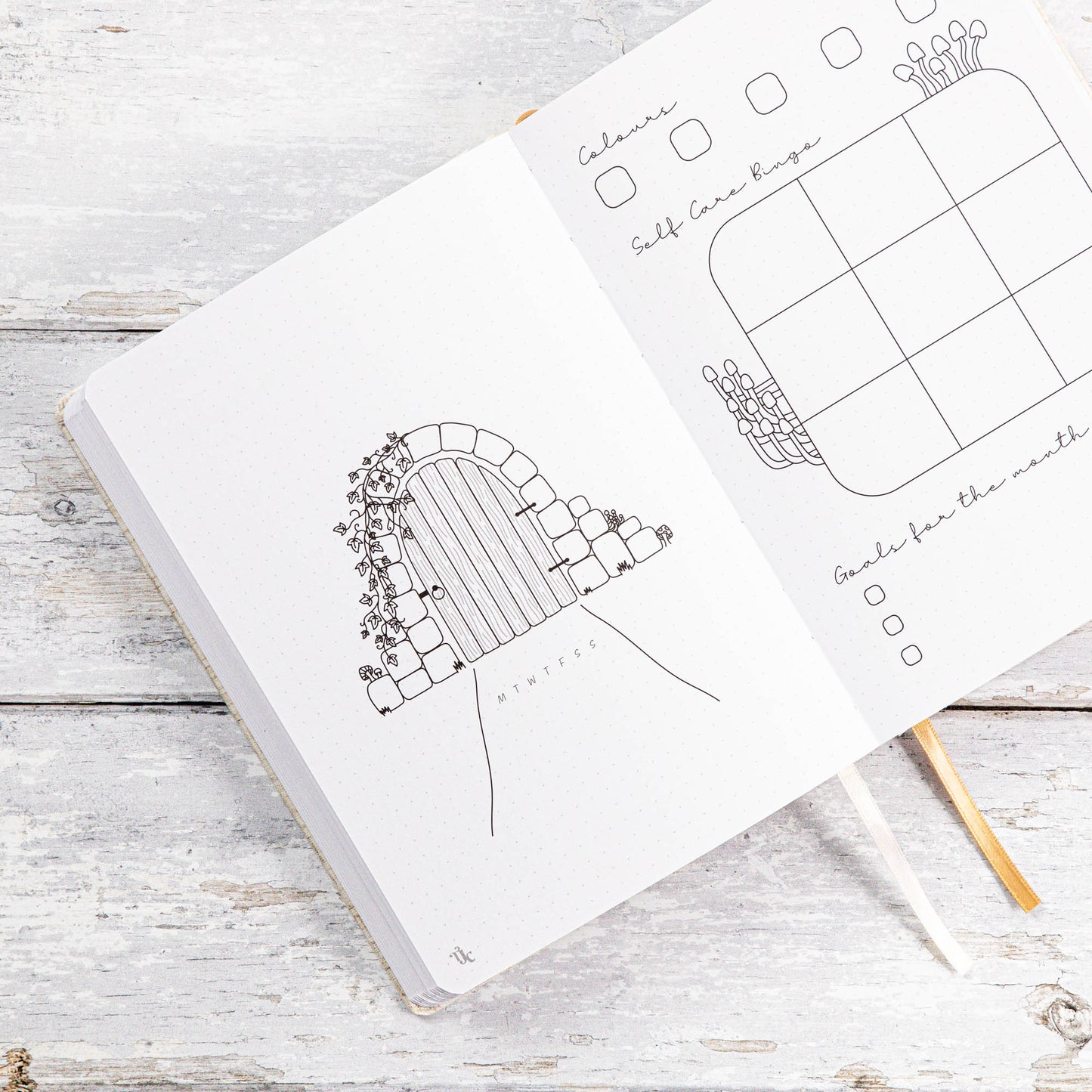 Undated Pre-made Journal - Natural