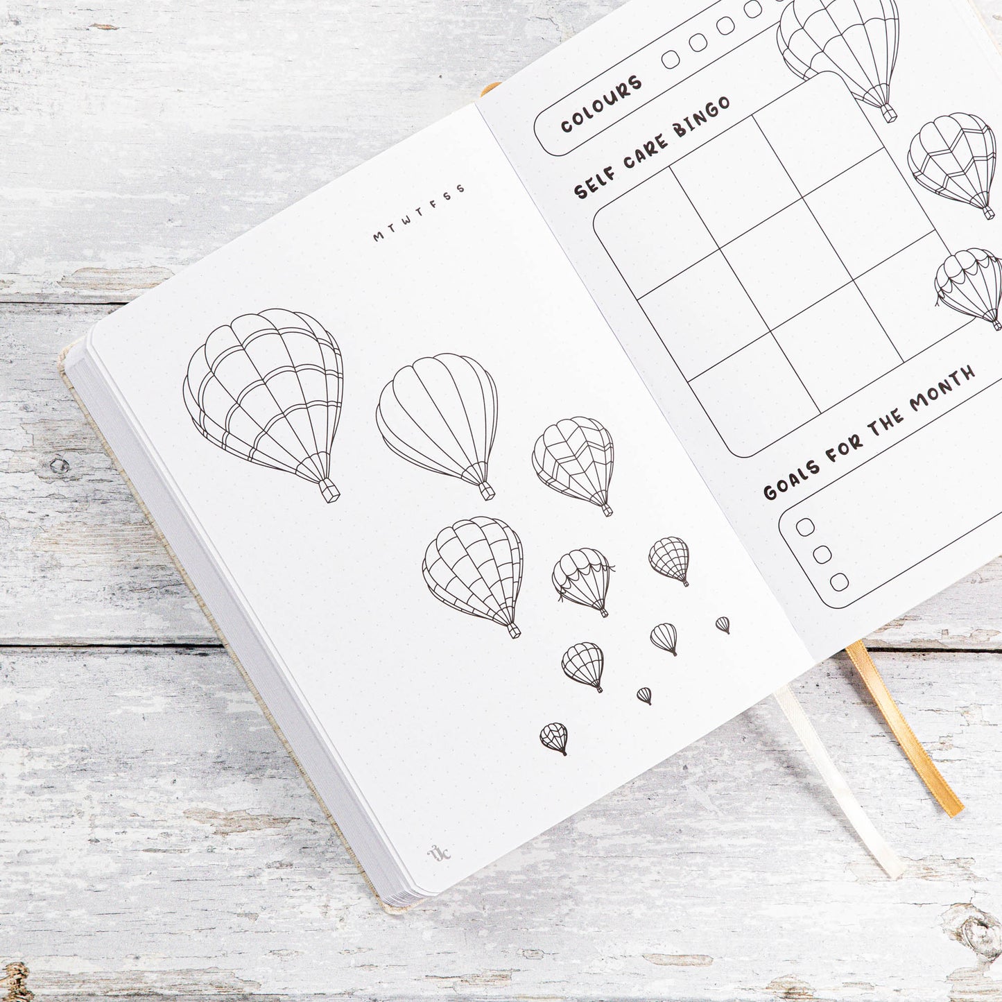 Undated Pre-made Journal - Emerald