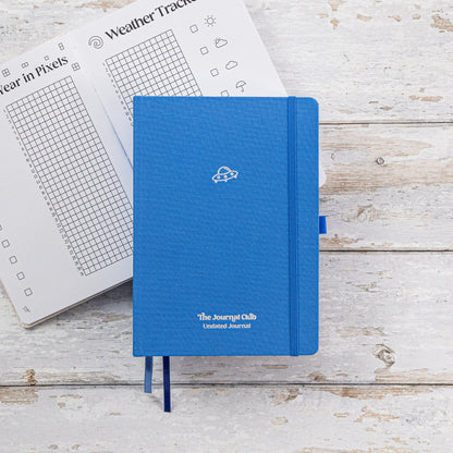 Undated Journal & Planner Bundle - Blue/Navy