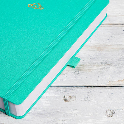Undated Pre-made Journal - Teal