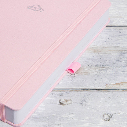 Undated Pre-made Journal - Blush