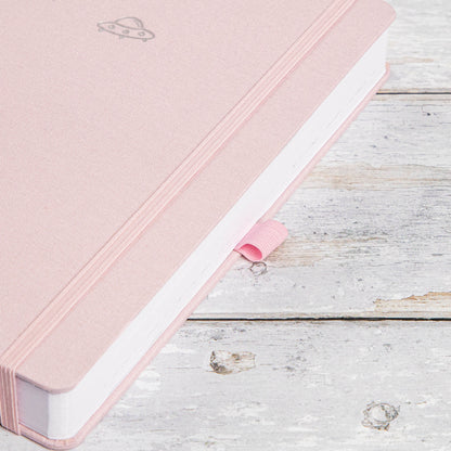 Undated Pre-made Journal - Blush