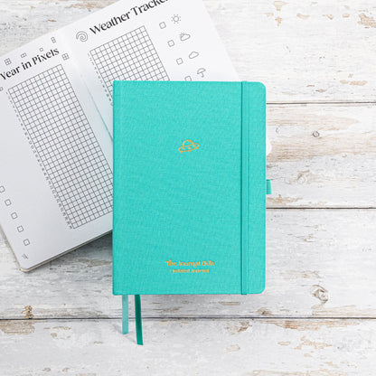 Undated Pre-made Journal - Teal